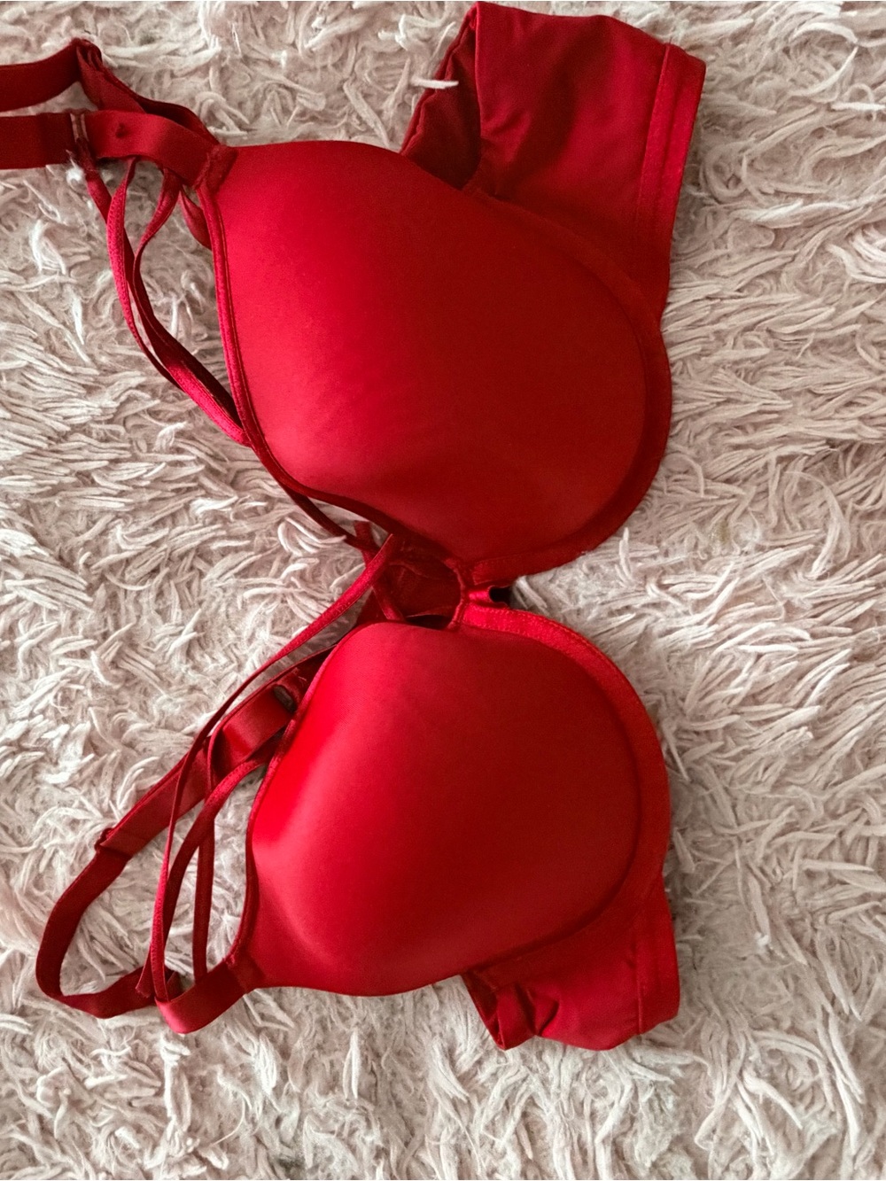 Deesse Lingerie Red Padded Everyday Bra